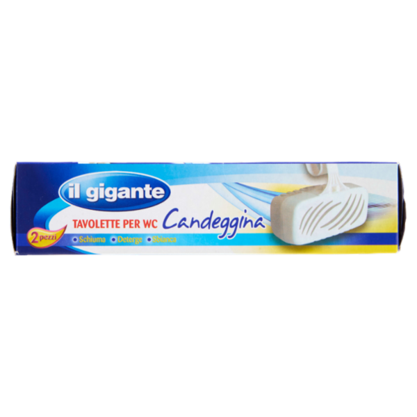 IL GIGANTE Tavolette per WC Candeggina 2 x 40 g
