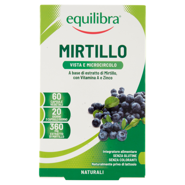 equilibra Mirtillo 60 Capsule Vegetali 26 g