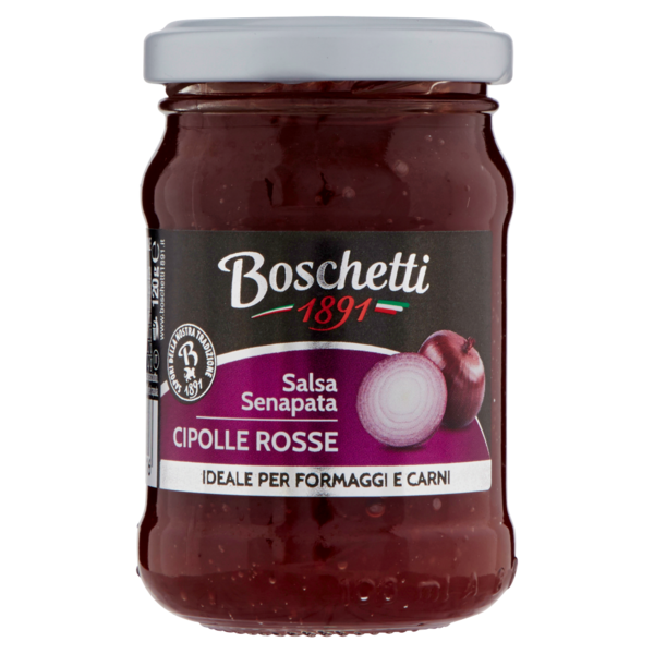 Boschetti Salsa Senapata Cipolle Rosse 120 g
