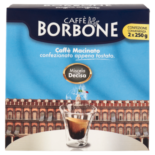 Caffè Borbone Miscela Decisa Caffè Macinato 2 x 250 g