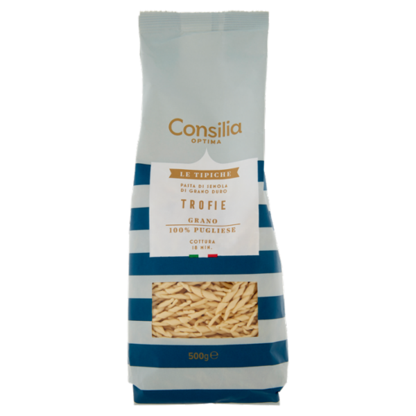 Consilia Optima Pasta Fresca di Semola Trofie 100% Puglia 500 g