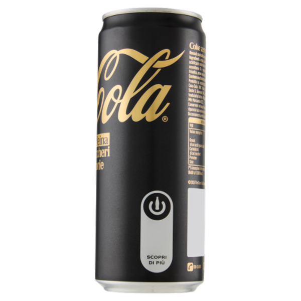 Coca-Cola Zero Caffeina Zero Zuccheri Can 33 cl