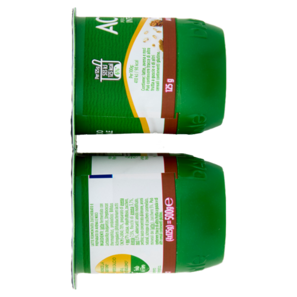 ACTIVIA Fibre Yogurt con Probiotico Bifidus, gusto Avena e Noci, 4x125g