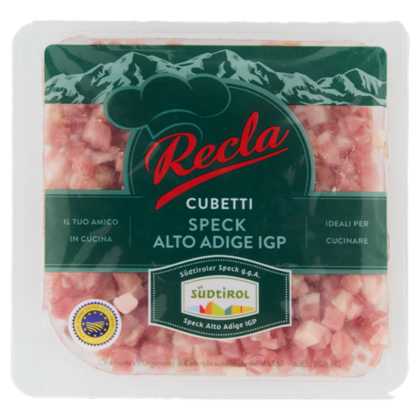 Recla Cubetti Speck Alto Adige IGP 100 g