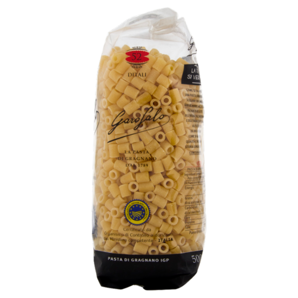 Garofalo Ditali 52 Pasta di Gragnano IGP 500 g