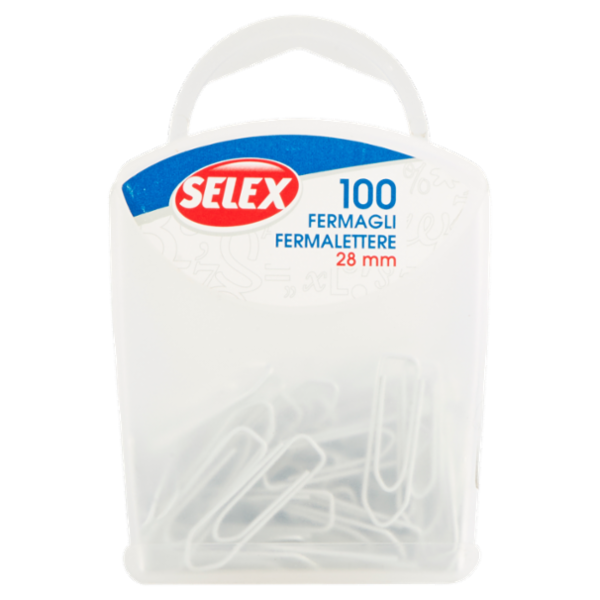 Selex Fermagli Zincati 28 mm 100 pezzi