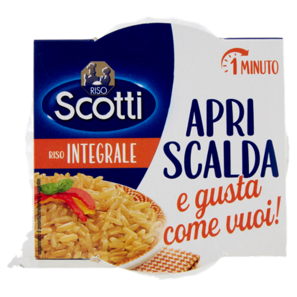Riso Scotti Apri Scalda e gusta come vuoi! Riso Integrale 200 g