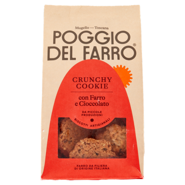 Poggio del Farro Crunchy Cookie con Farro e Cioccolato 200 g