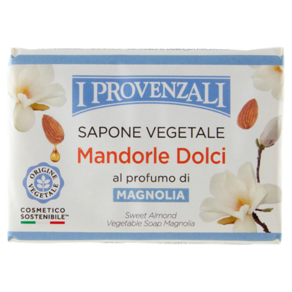 I Provenzali Sapone Vegetale Mandorle Dolci al profumo di Magnolia 100 g