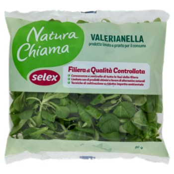 Selex Natura Chiama Valerianella Lavata e Pronta Per Il Consumo 80 g