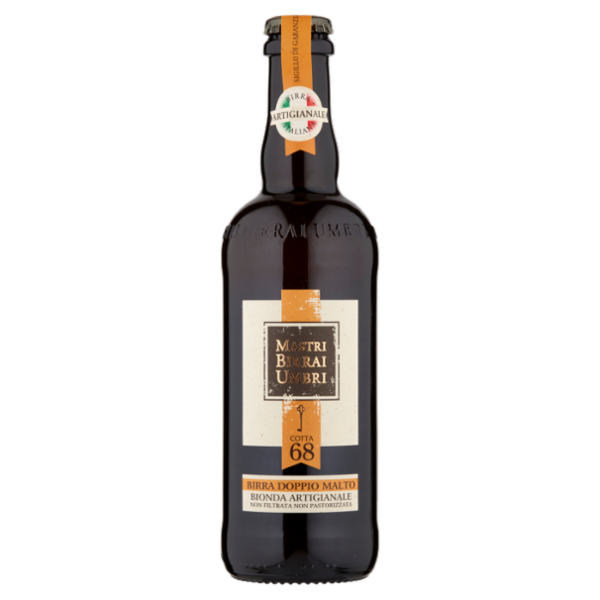 Mastri Birrai Umbri Cotta 68 Birra Doppio Malto Bionda Artigianale 0,50 L