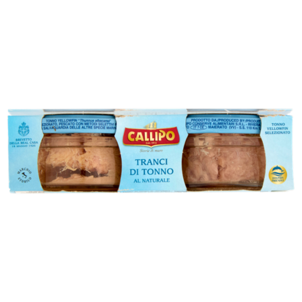 Callipo Tranci di Tonno al Naturale 2 x 70 g