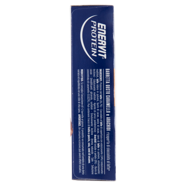 Enervit Protein Low Sugar Protein Snack Barretta Gusto Caramello e Arachidi 8 x 31 g