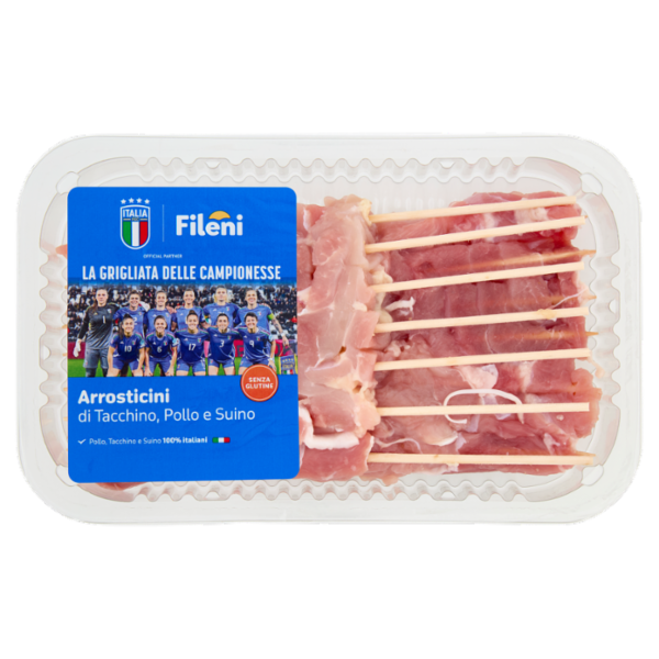 Fileni Arrosticini di Tacchino, Pollo e Suino 0,340 kg