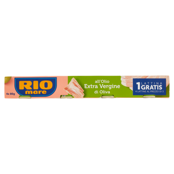 Rio mare Tonno all'Olio Extra Vergine di Oliva 4 x 80 g