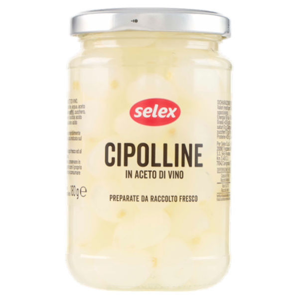 Selex Cipolline Aromatizzate con Aceto di Vino 300 g
