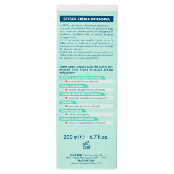 Seysol Body & Beauty Crema Intensiva Contro gli Inestetismi della Cellulite 200 ml