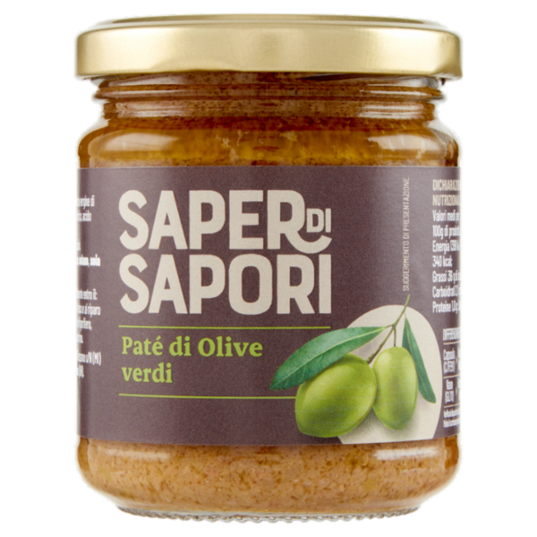 Selex Saper di Sapori Paté di Olive Verdi 180 g
