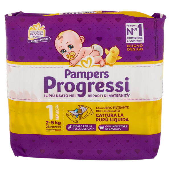Pampers Progressi Newborn 28 pz
