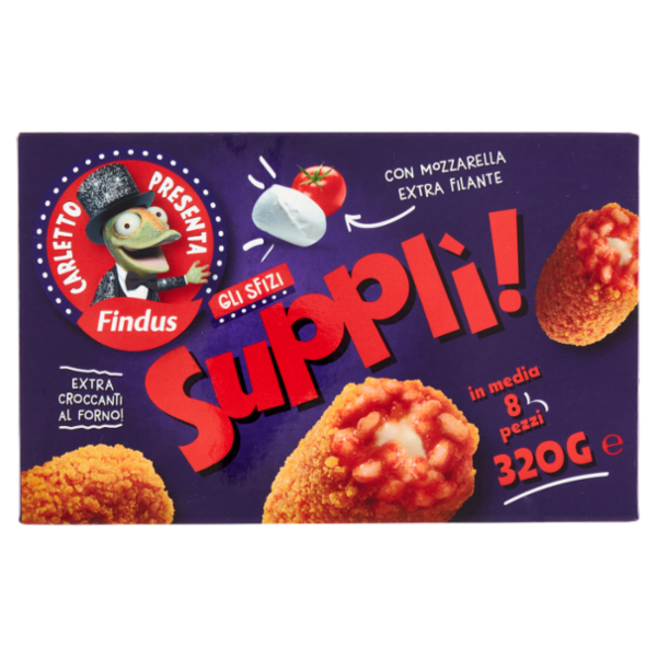 Carletto Findus Gli Sfizi Supplì 320 g