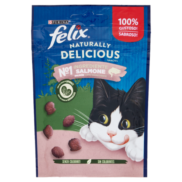 FELIX Naturally Delicious Snacks Salmone e Spinaci 50 g