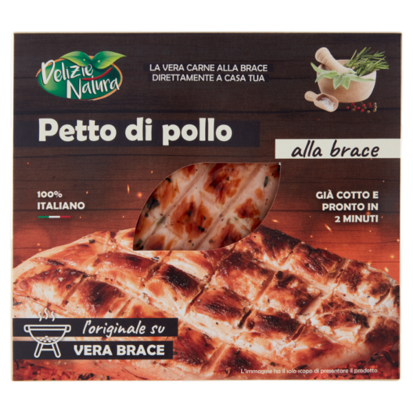 Delizie Natura Petto di pollo alla brace 0,150 kg