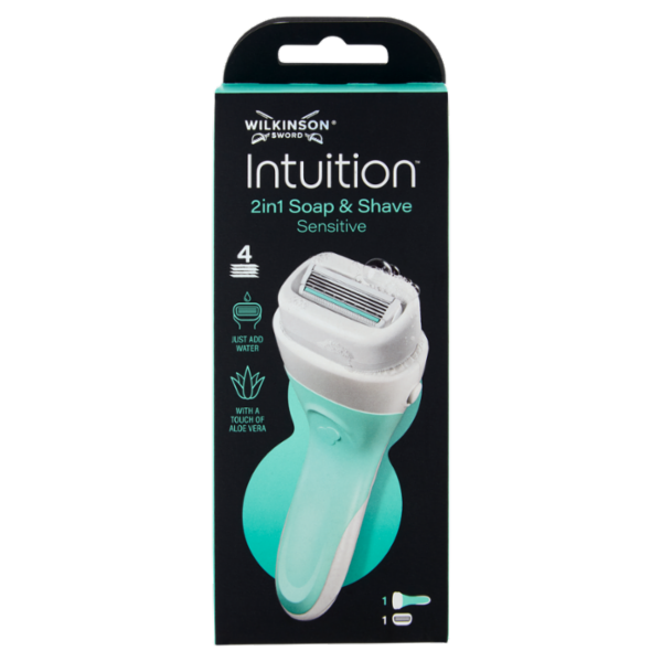 Wilkinson Sword Intuition 2in1 Soap & Shave Sensitive Rasoio