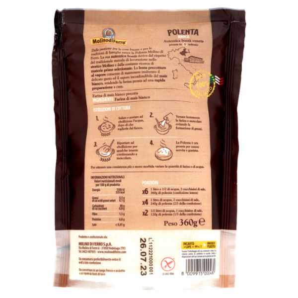 Molino di Ferro Polenta Bianca 360 g