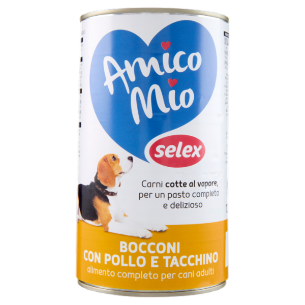 Selex Amico Mio Bocconi per Cane con Pollo e Tacchino 1,25 kg