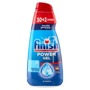 Finish Power Gel Protezione 30+2 Lavaggi Liquido Lavastovigie 600 Ml