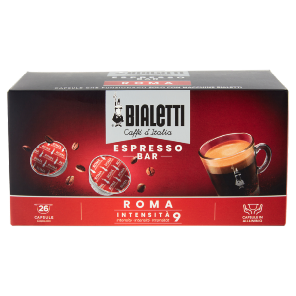 Bialetti Caffè d'Italia Espresso Bar Roma 26 Capsule 182 g