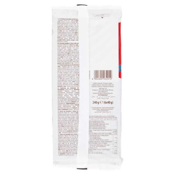 Lago Gastone Ciambelle Cioccolato Latte 6 x 40 g