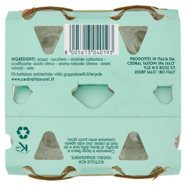 Tassoni Tonica Superfine 4 x 180 ml