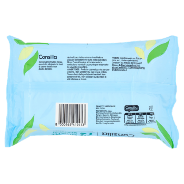 Consilia Salviettine Multiuso 72 pezzi