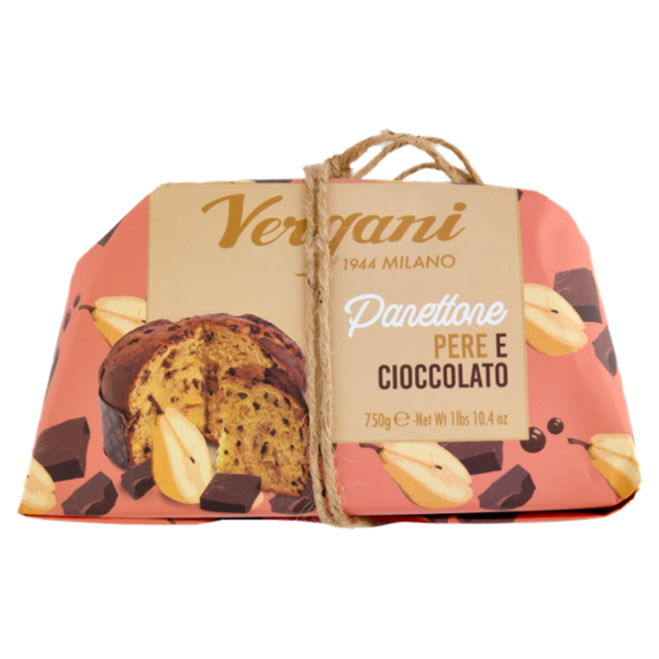 Vergani Panettone Pere e Cioccolato 750 g