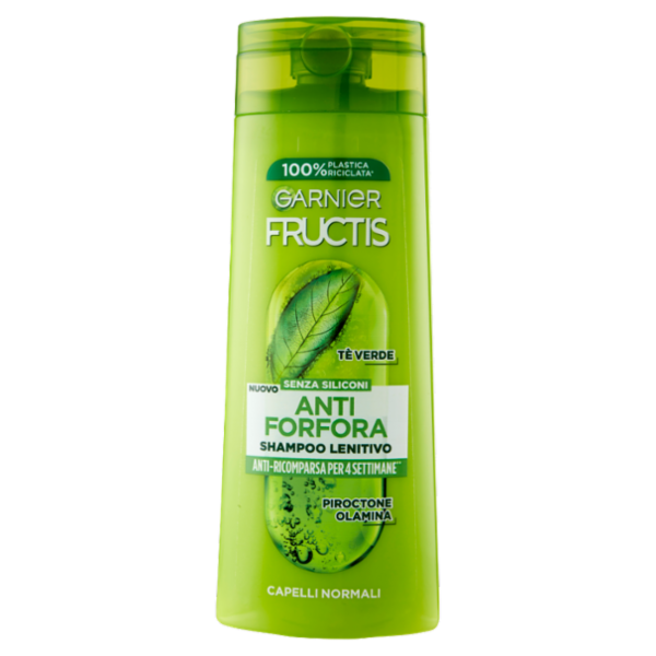 Garnier Fructis Shampoo Antiforfora lenitivo per capelli normali, 250 ml