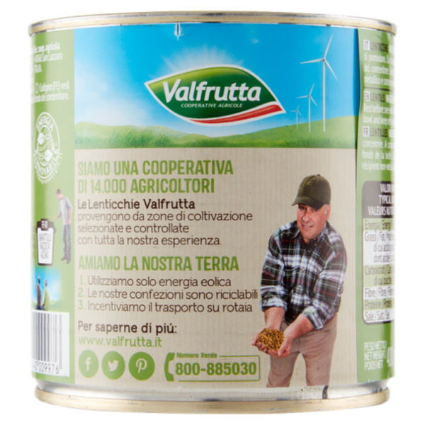 Valfrutta Lenticchie 400 g