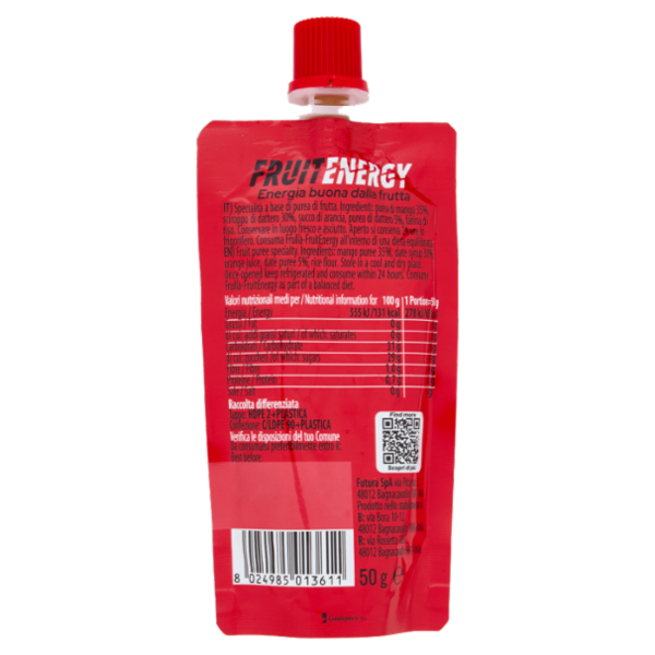 Frullà Sport FruitEnergy Mango con Dattero 50 g