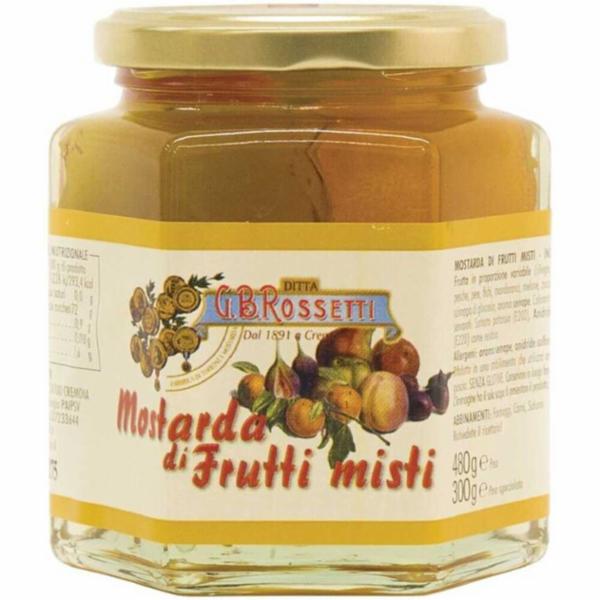 Rossetti Mostarda Cremonese Frutti Misti 480g