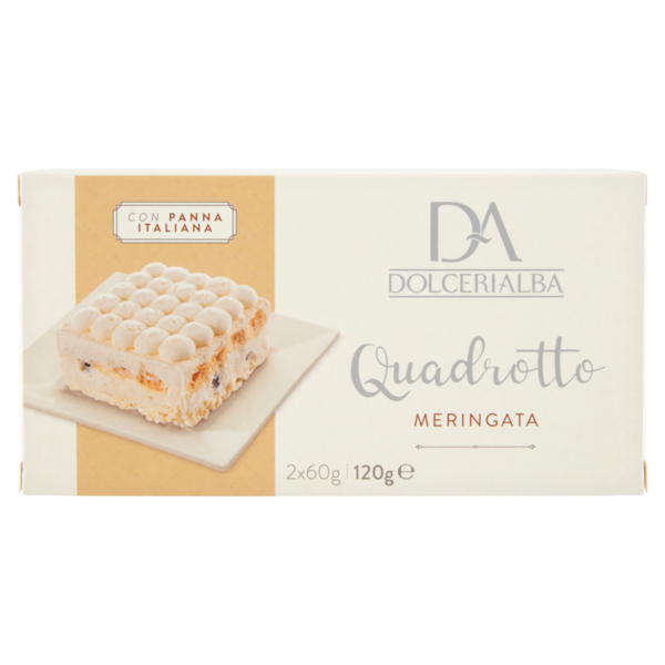 Dolcerialba Quadrotto Meringata 2 x 60 g