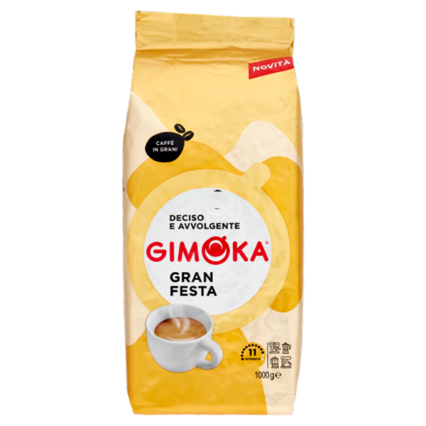 Gimoka Gran Festa Caffè in Grani 1000 g