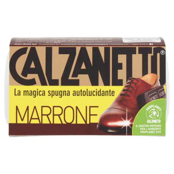 Calzanetto la magica spugna autolucidante Marrone