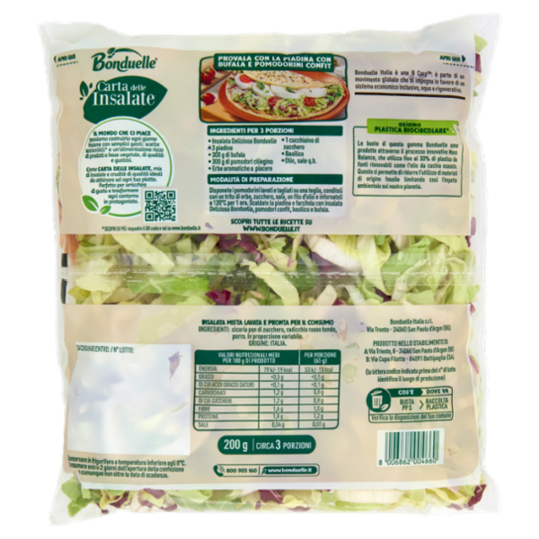 Bonduelle Carta delle Insalate Ricetta Deliziosa 200 g