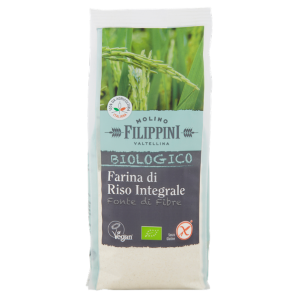 Molino Filippini Biologico Farina di Riso Integrale 375 g