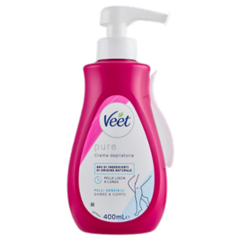 Veet Pure Crema Depilatoria Pelli Sensibili 400 Ml