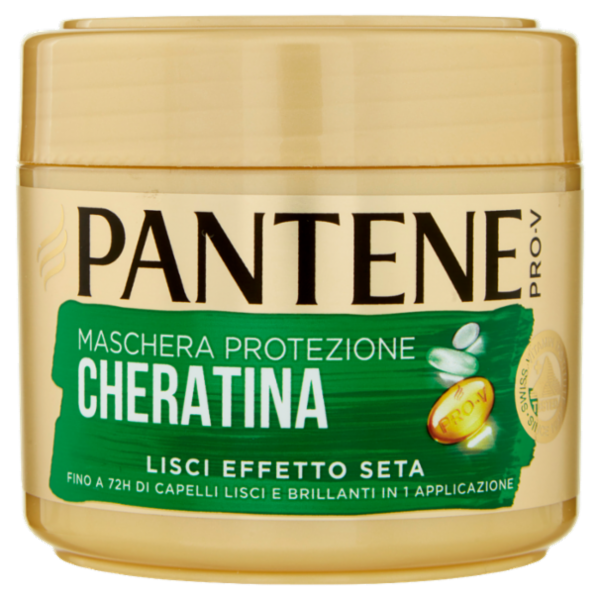 Pantene Pro-V Maschera Protezione Cheratina Lisci Effetto Seta 300 ml