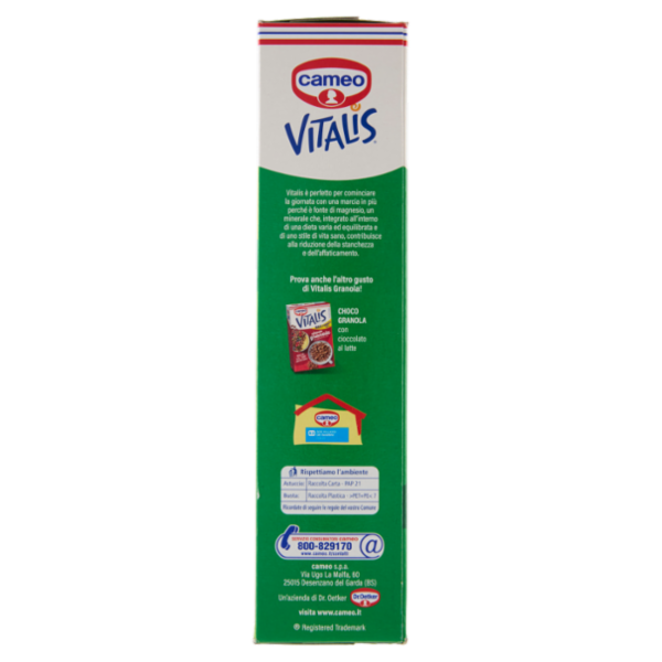 cameo Vitalis classic granola con Uva Sultanina 500 g