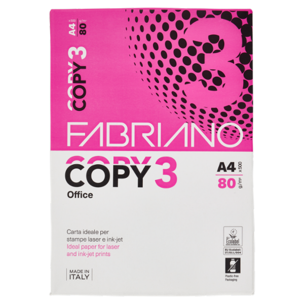 Fabriano Copy 3 Office A4 80 G/m� 500 Fogli