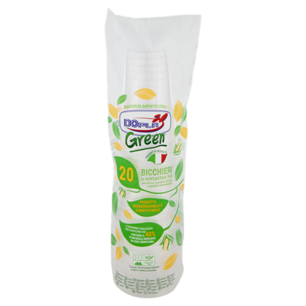DOpla Green Bicchieri 390ml 20 pz