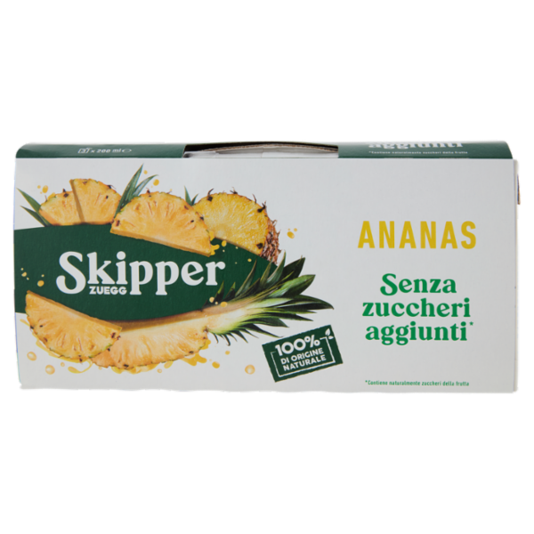 Zuegg Skipper Ananas Senza zuccheri aggiunti* 3 x 200 ml